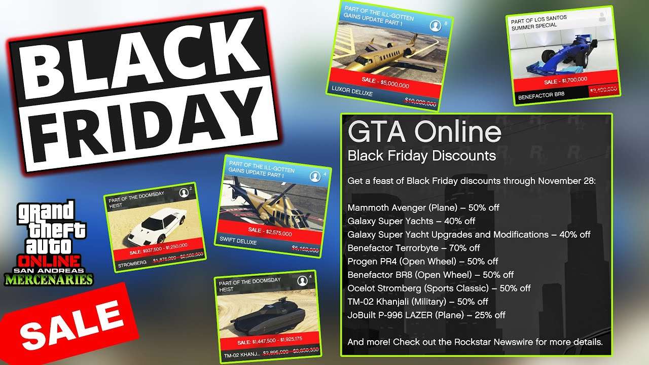 découvrez les offres spéciales exclusives sur gta online : réductions, bonus et avantages pour améliorer votre expérience de jeu dès aujourd'hui.