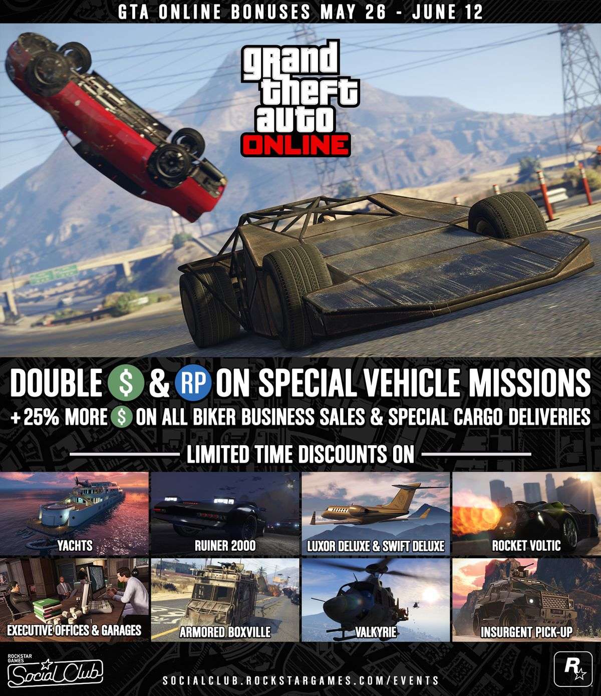 découvrez les offres spéciales gta online : promotions exclusives, réductions sur véhicules, armes et plus pour enrichir votre expérience de jeu.