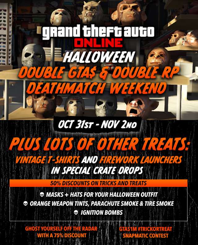 découvrez les offres spéciales halloween dans gta online : événements, véhicules exclusifs, tenues effrayantes et bonus uniques pour une fête terrifiante en ligne !